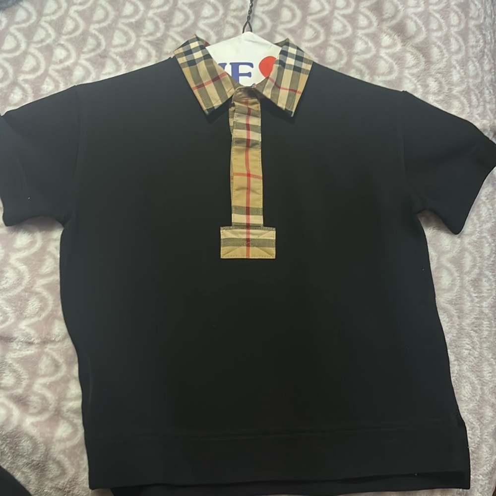 Boys Burberry polo shirt size 3y